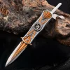 Handcrafted Retro Spinner Pocket Knife – Functional Art in Motion