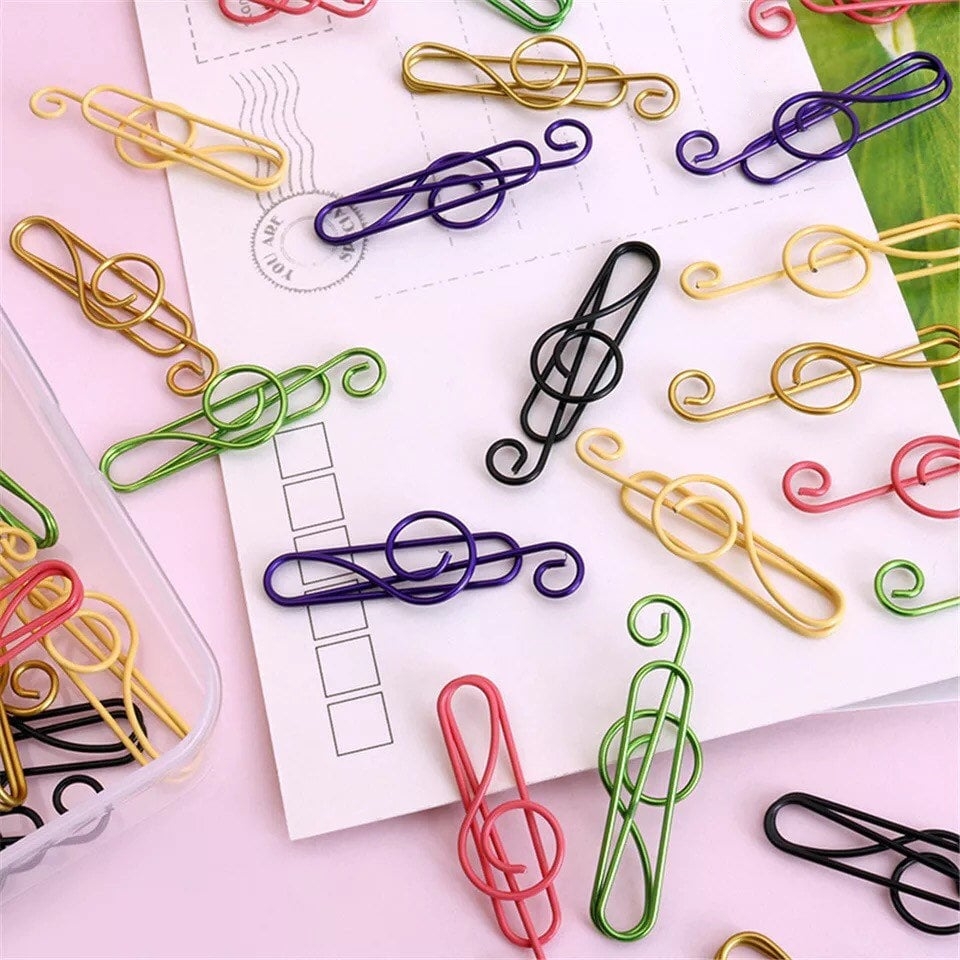 💥LAST DAY SALE 50% OFF🎵Music Multicoloured Metal Paper Clips(100 PCS)
