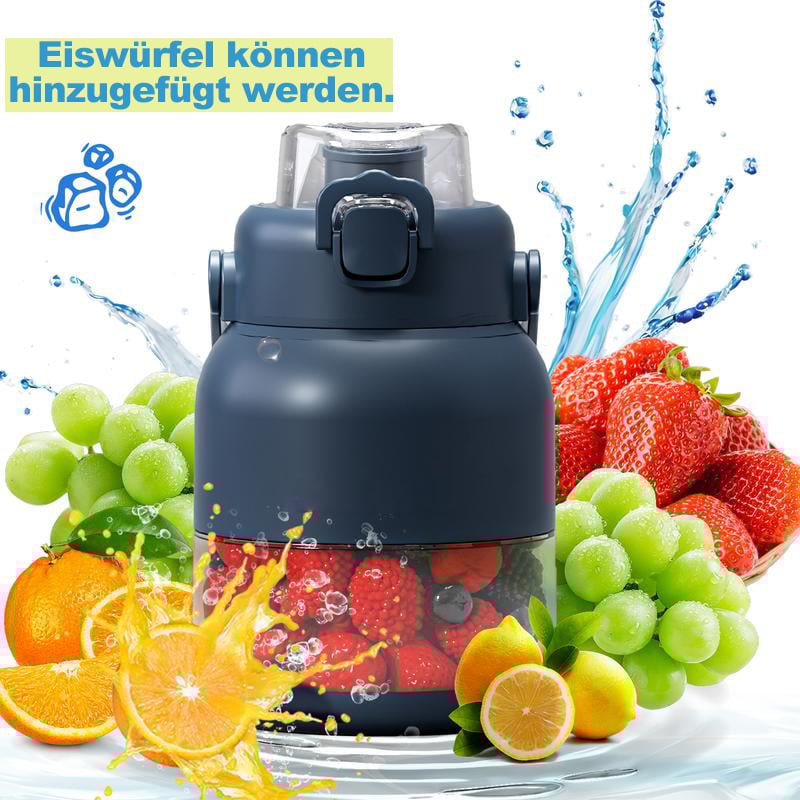 🔥Letzter Tag 50% RABATT -BPA-freier elektrischer Entsafter & Mixer (500 ml)