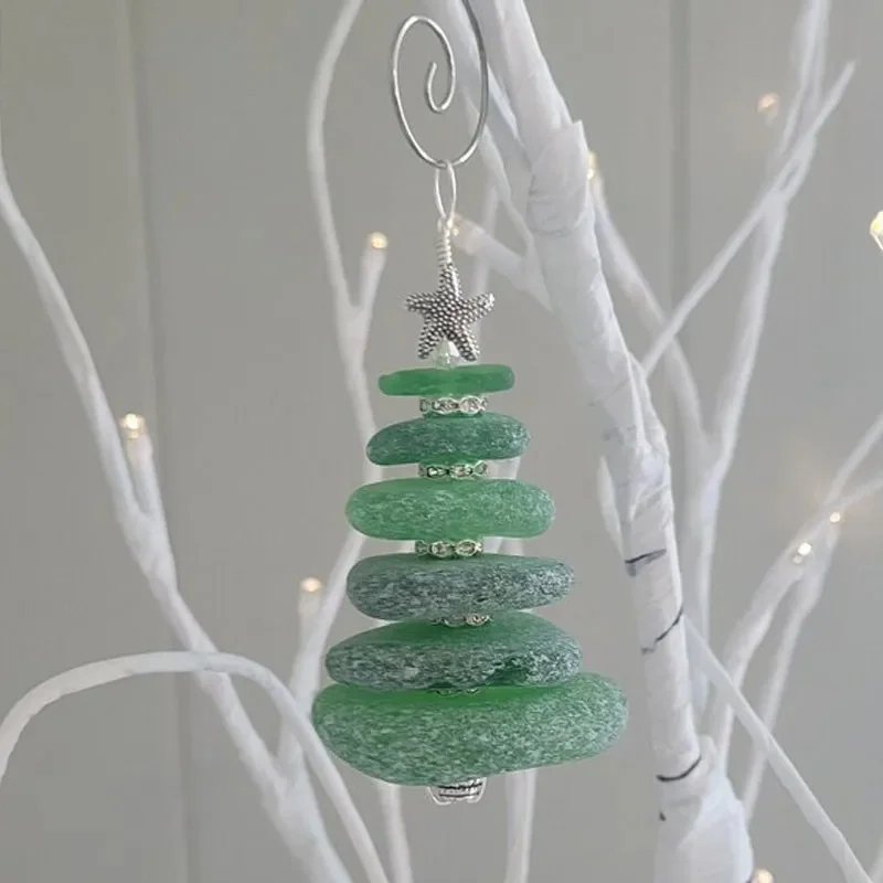 🔥Clearance Sale - 50% OFF 🎄2023 Sea Glass Christmas Tree Ornament