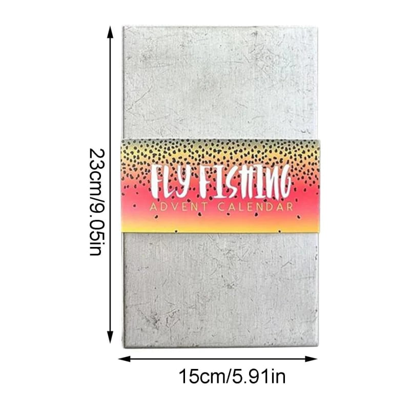 🎁TikTok Last Day Sale - 70% OFF🎣Fly Fishing Advent Calendar – Handmade Flies + Waterproof Fly Box