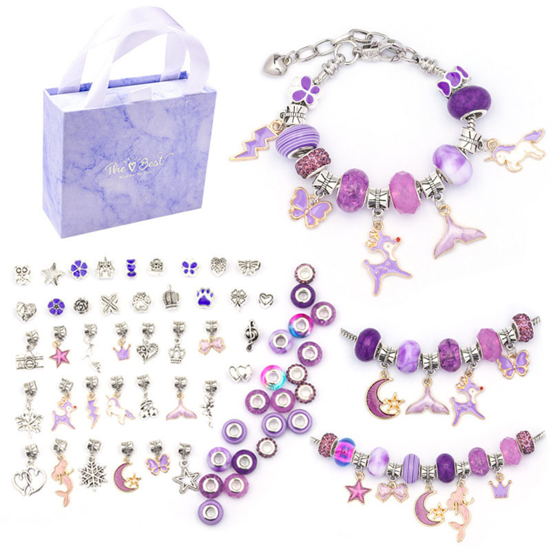 (🎄Christmas Hot Sale - 48% OFF) DIY Crystal Bracelet Set, Buy 2 FREE SHIPPING