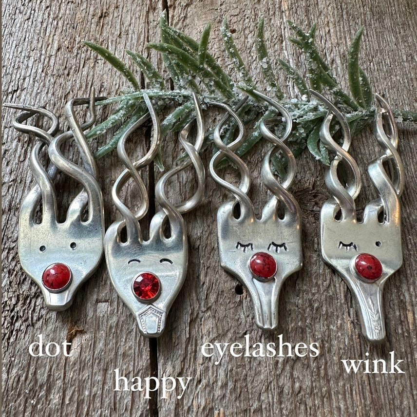 ✨Funny Fork Reindeer Ornament 🦌