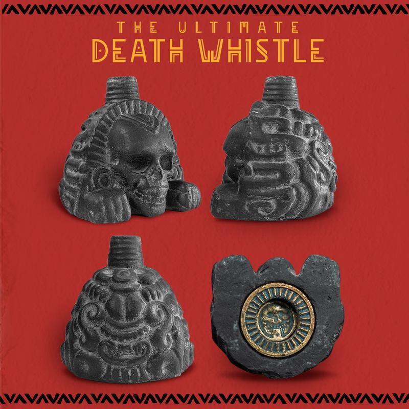 🔊 Authentic Aztec Death Whistle – 125+ Decibels of Terrifying Sound