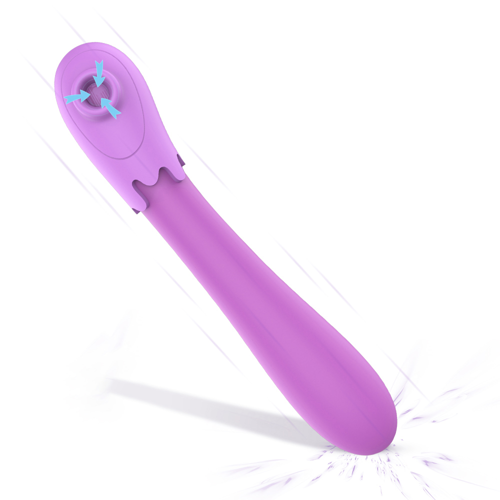 SHEMESIX - Female Masturbation Vibrator Eggplant G-Spot Nipples Clit Stimulation Sucking Vibrator