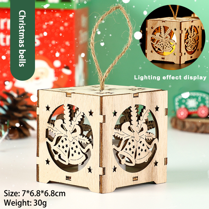 🎄Ealy Christmas Sale 49% OFF✨Christmas LED Wood House Ornaments Eco-friendly Glowing