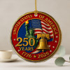 250 years of America Acrylic Ornament