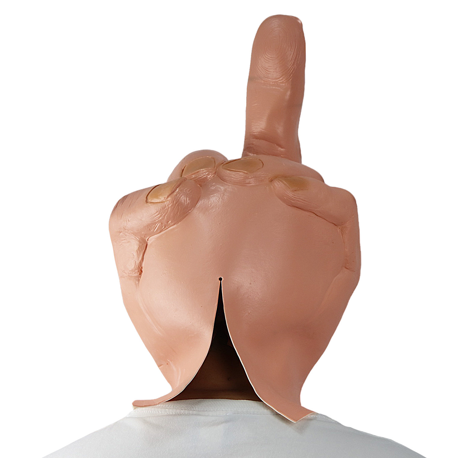 Latex Middle Finger Headgear