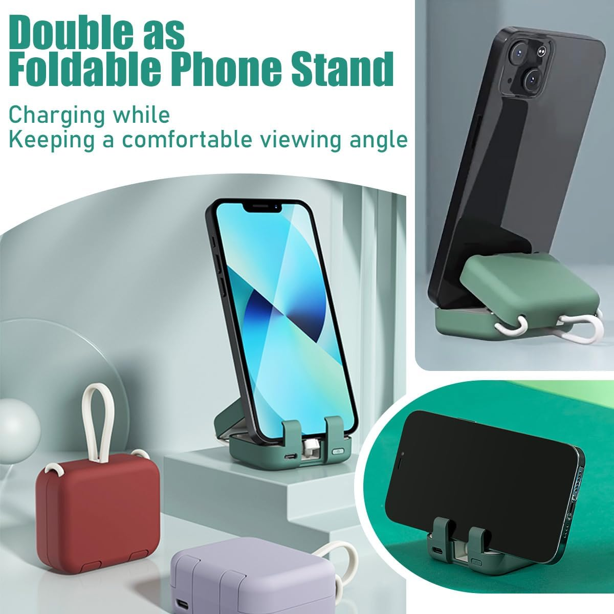 ⚡Clearance Sale SALE 70%🔥Portable Wireless Charging Treasure Mobile Phone Holder⚡-(Buy 2 Free Shipping)