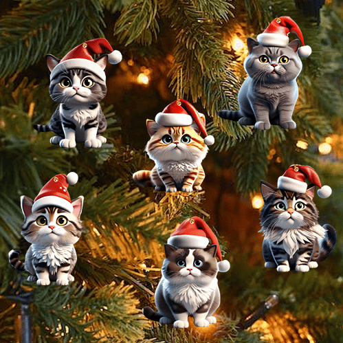 🐾🎄Christmas Cat Ornaments🐱