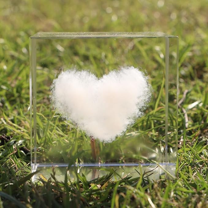 🔥Last Day Promotion - 70% OFF🎁3D Heart Glass Cloud Crystal Cube Ornament☁️