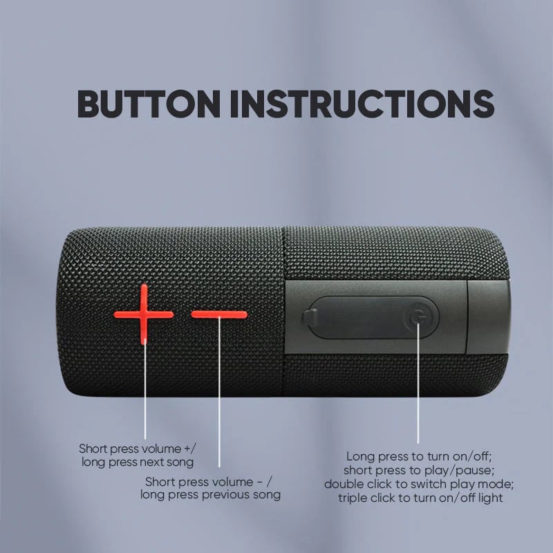 🎁TikTok Last Day Sale - 70% OFF🎉Portable Bluetooth Speaker💥