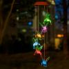 Handmade Solar-Powered Dangling Hummingbird Lights