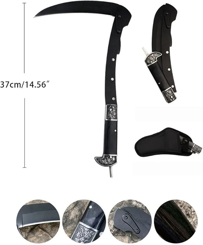 Dual-Section Folding Sickle