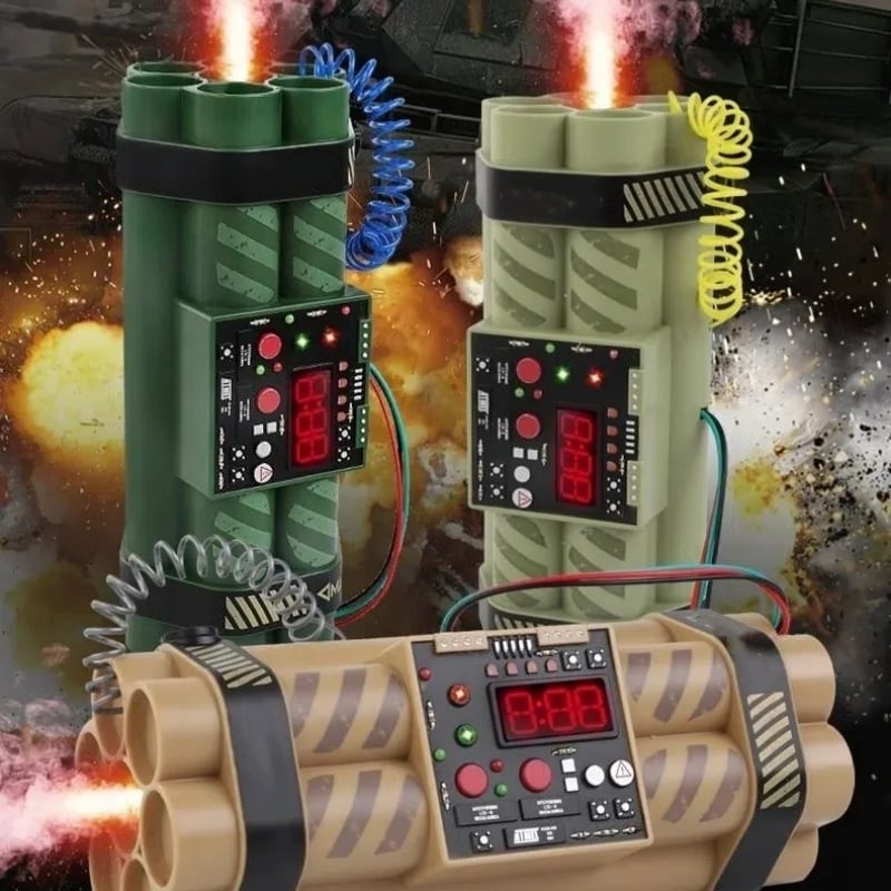 Tnt Dummy Bomb With Countdown And Smoke Effect