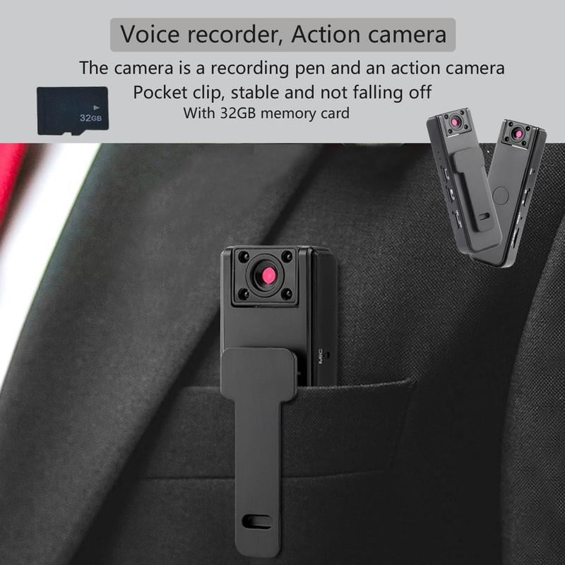🔥Last Day 49% OFF🔥 - Wearable Body Cam with Night-Vision & 180° Rotation Lens