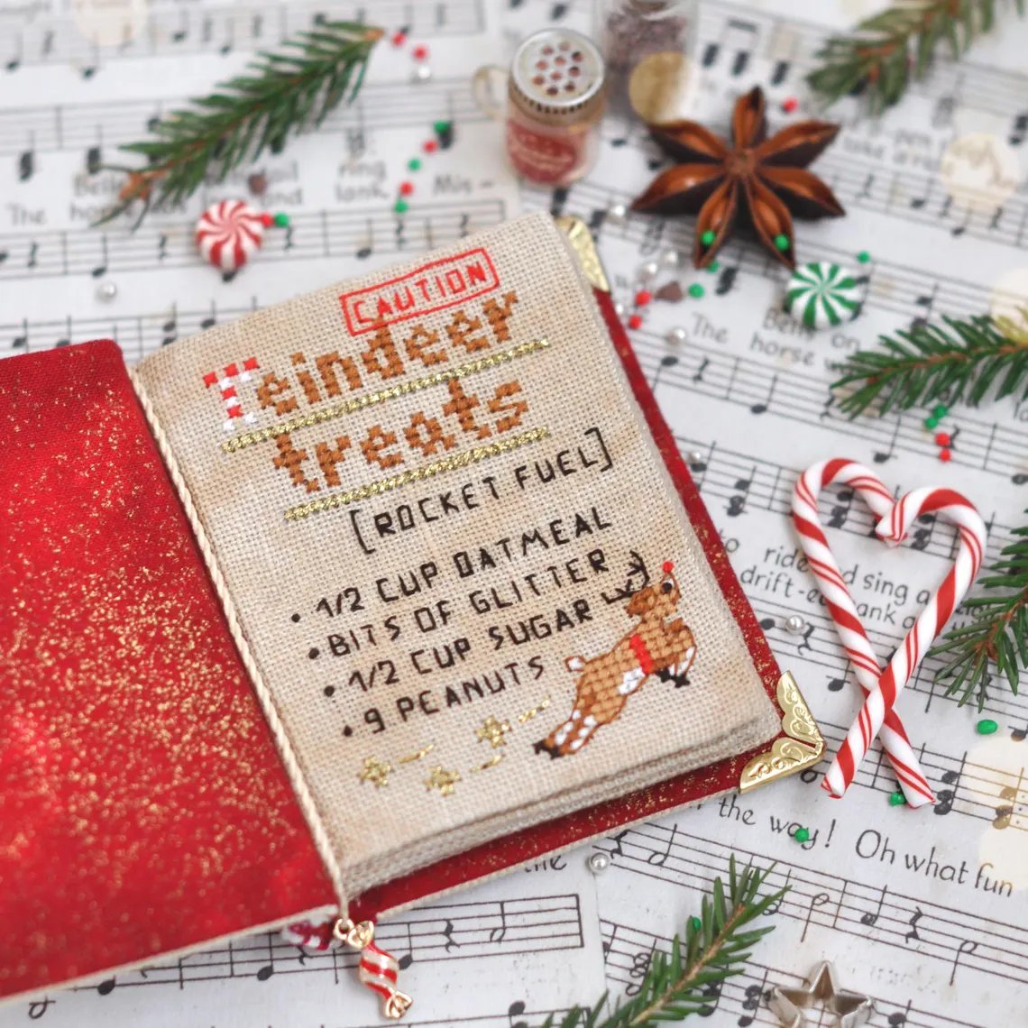 🔥Last Day 49% OFF -Christmas Book SAL 3D Cross Stitch Kit – Complete Craft Set