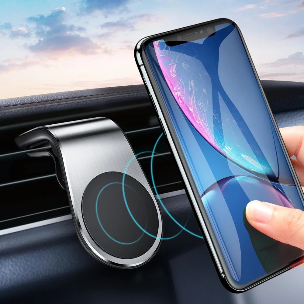 (🔥Summer Hot Sale - Save 50% OFF)Universal 360 Degrees Rotation L-Shape Magnetic Car Phone Holder