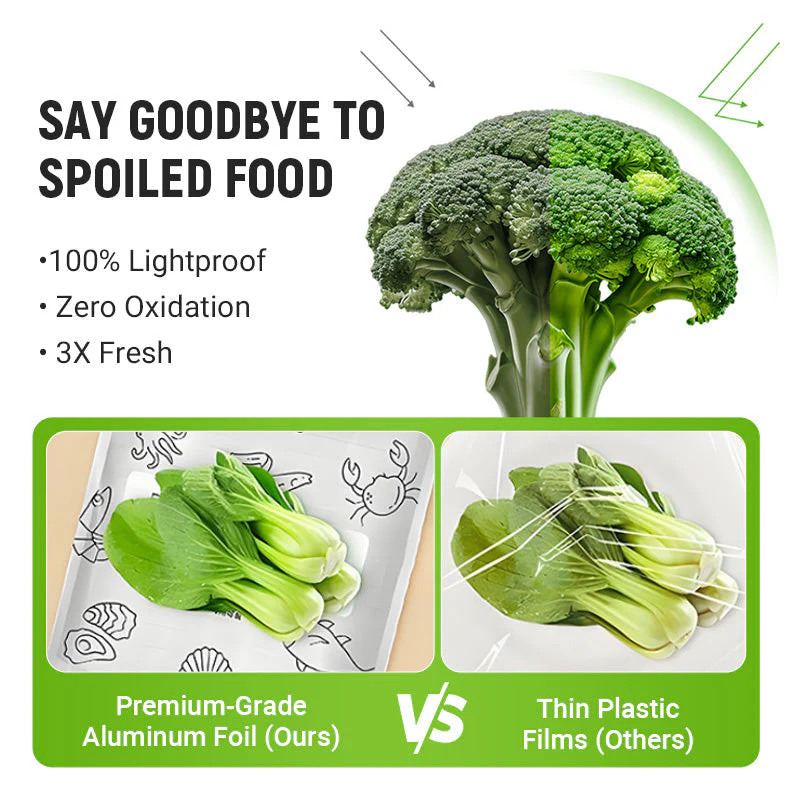 🍂TikTok Fall Sale — Last Day 70% OFF🎉Reusable Aluminum Foil Sealable Storage Bags🍗 Limited time offer! Buy 3 get 2 free🥦