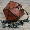 🎲 Leather D20 Dice Bag🎲