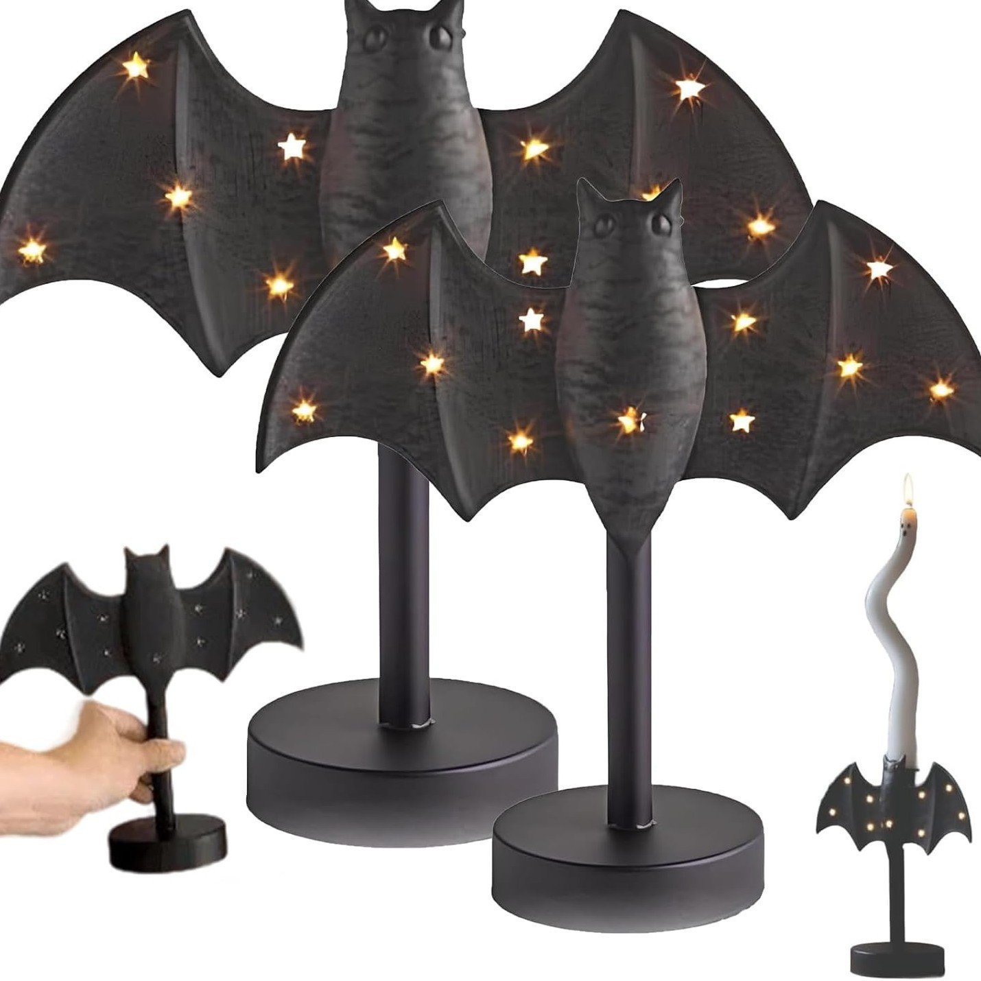 ⏰LAST DAY SALE 50% OFF💥Twinkle Bat Candlestick⚡Buy 2 Free Shipping
