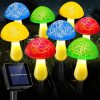 🔥Last Day 50% OFF - Rainproof mushroom solar lamp: garden decoration