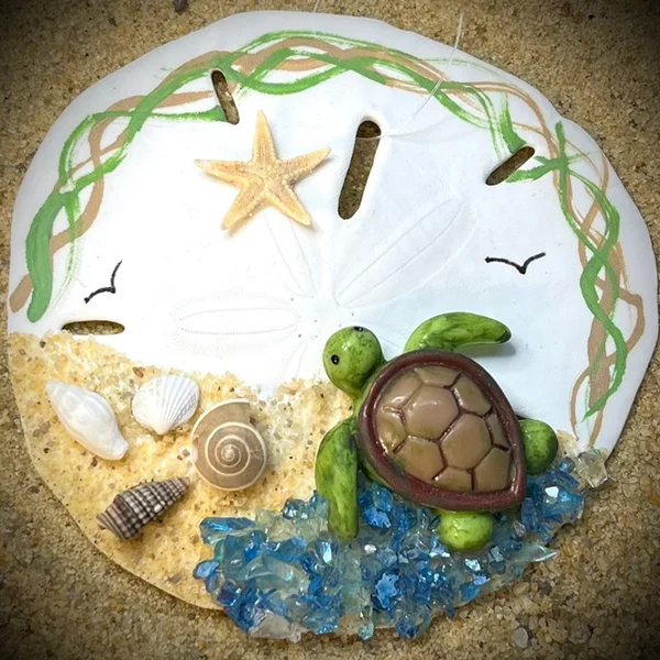 🎄🎅Christmas Presale - 49% -🎉Handmade Sand Dollar Ornament（BUY MORE SAVE MORE)