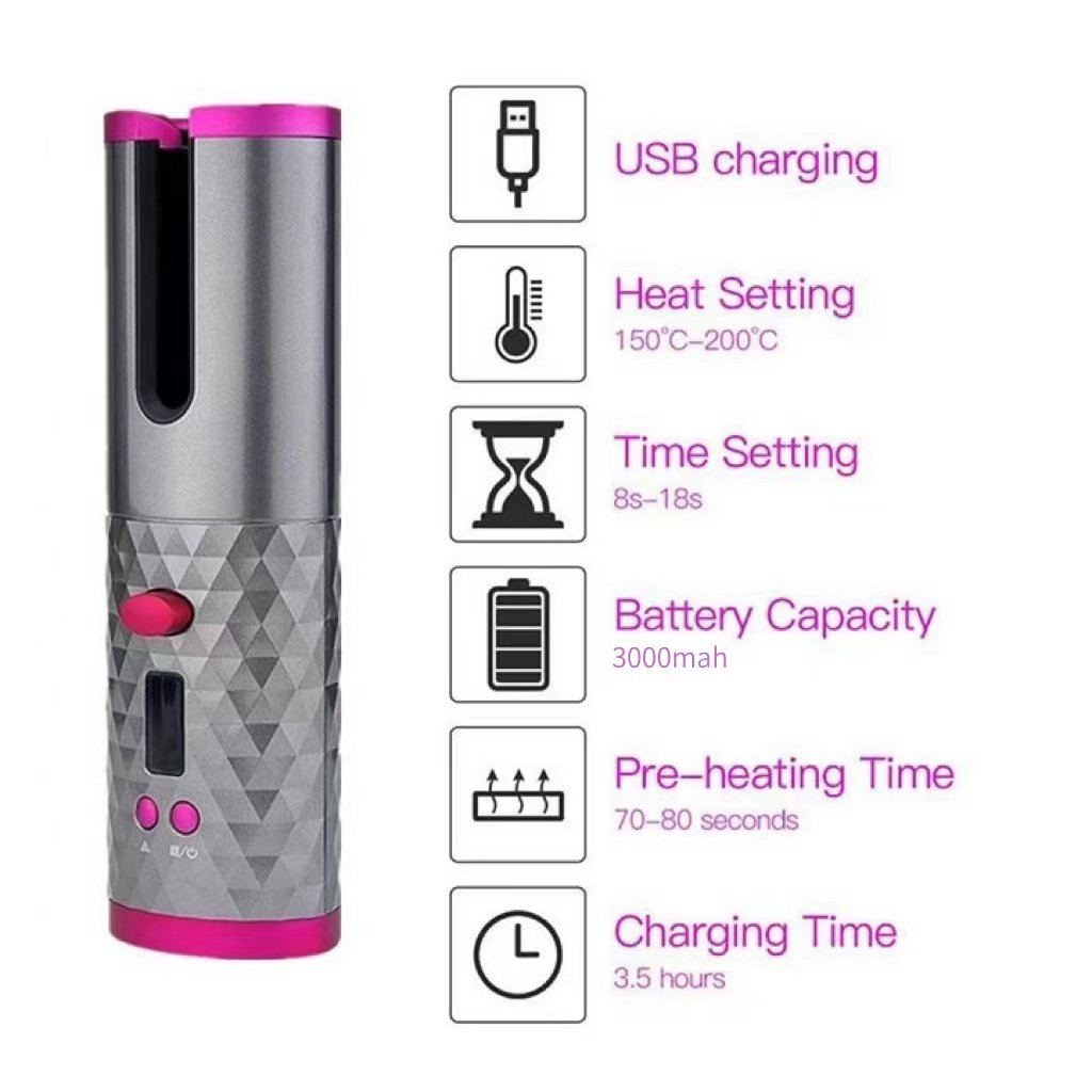 (🎄Christmas Big Sale -50% OFF)Cordless Automatic Hair Curler