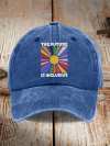 Retro The Future Is Inclusive Print Baseball Cap