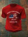 Men's “Rejecting Kings Since 1776” Waffle T-Shirt
