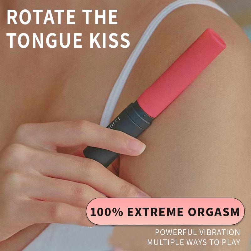 Lipstick Stick Vibrating Rotating Female Vibrator Masturbator