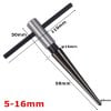 HSS High Speed Steel 3-13/5-16mm Manual Hexagonal Chamfer Drill Reamer