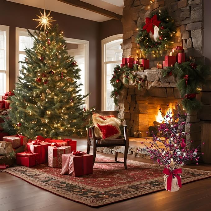 🎄TikTok Christmas Sale -70% OFF🐦Vintage Glowing Tree with Cardinals