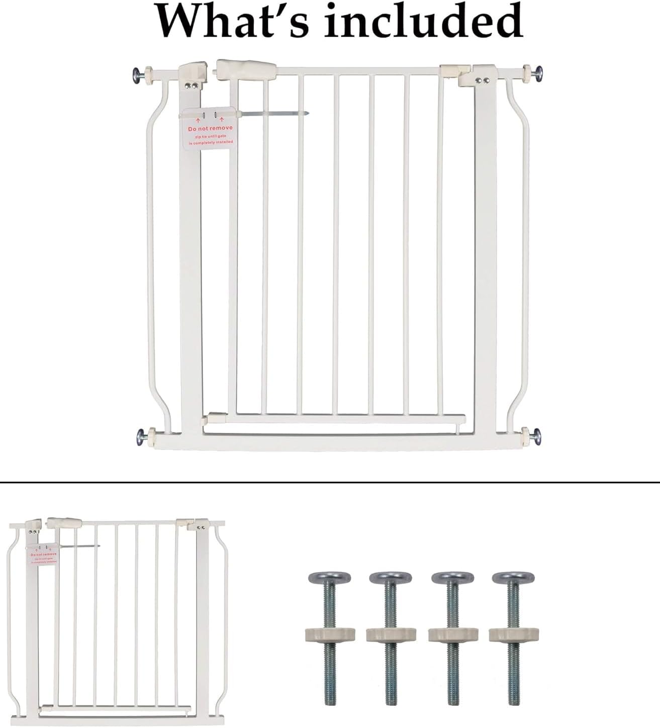 BalanceFrom Easy Walk-Thru Safety Gate for Doorways and Stairways with Auto-Close/Hold-Open Features, 30-Inch Tall, Fits 29.1 - 33.8 Inch Openings, Graphite