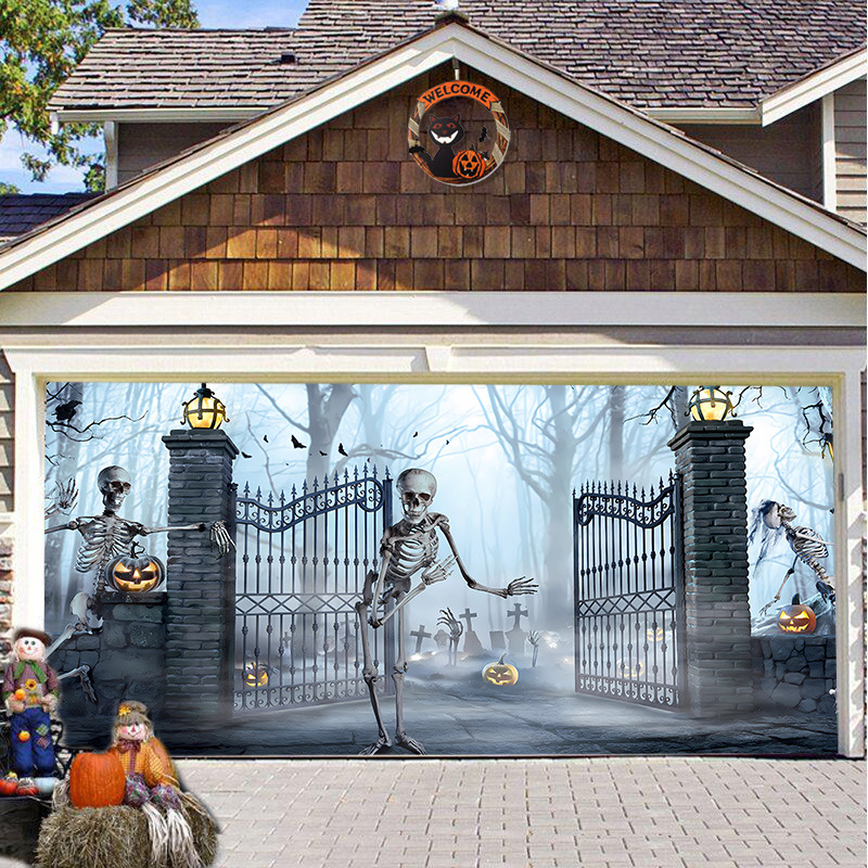 (🎃Early Halloween Sale 48% OFF🎃) - Halloween 2024 Garage Door Decoration