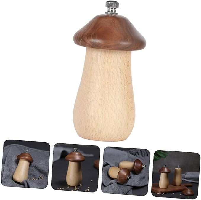 Buy Today, Save 30%-- Mushroom Salt  Pepper Grinder
