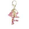 🔥Last Day 50% OFF - Butterfly Letter Keychain Tassel Design Vibrant Durable Lightweight Gift
