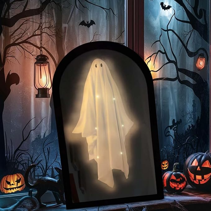 🔥HOT SALE👻2025 Ghost Mirror for Halloween Decor Indoor