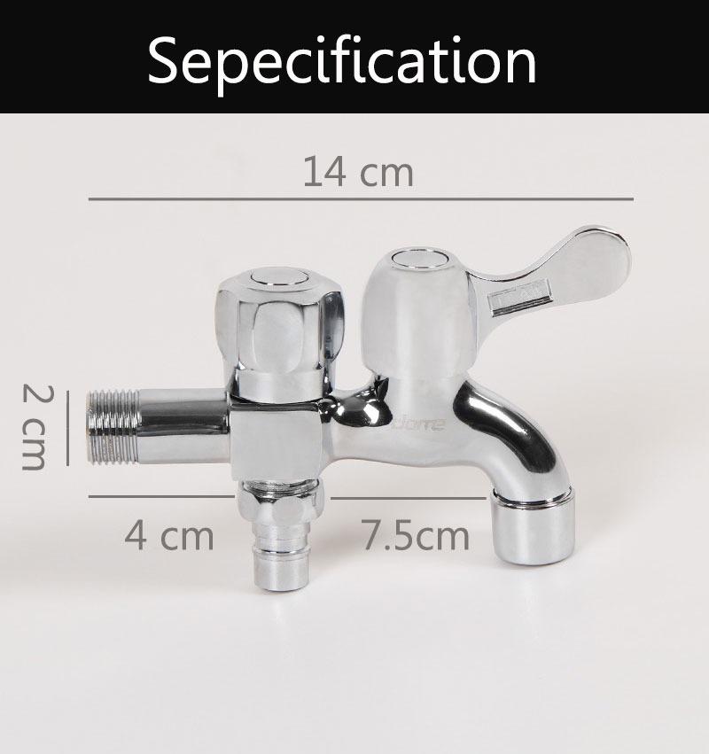 Multifunctional Double Outlet Taps
