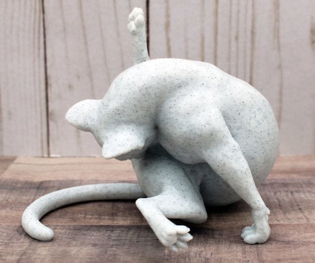 🐱No Shame Cat Sculpture | Funny Cat Figurine