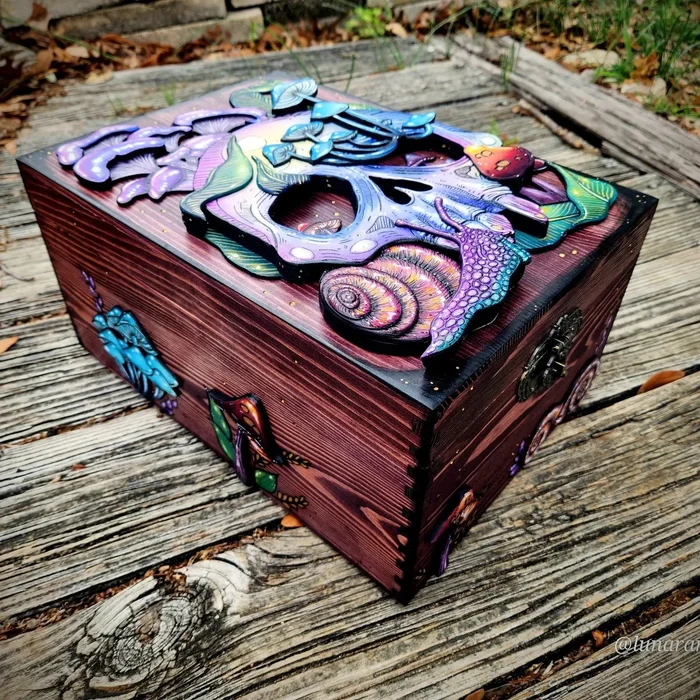 (🎄Early Christmas Sale -49% OFF🎄) Skull and Nature Hidden Key Box