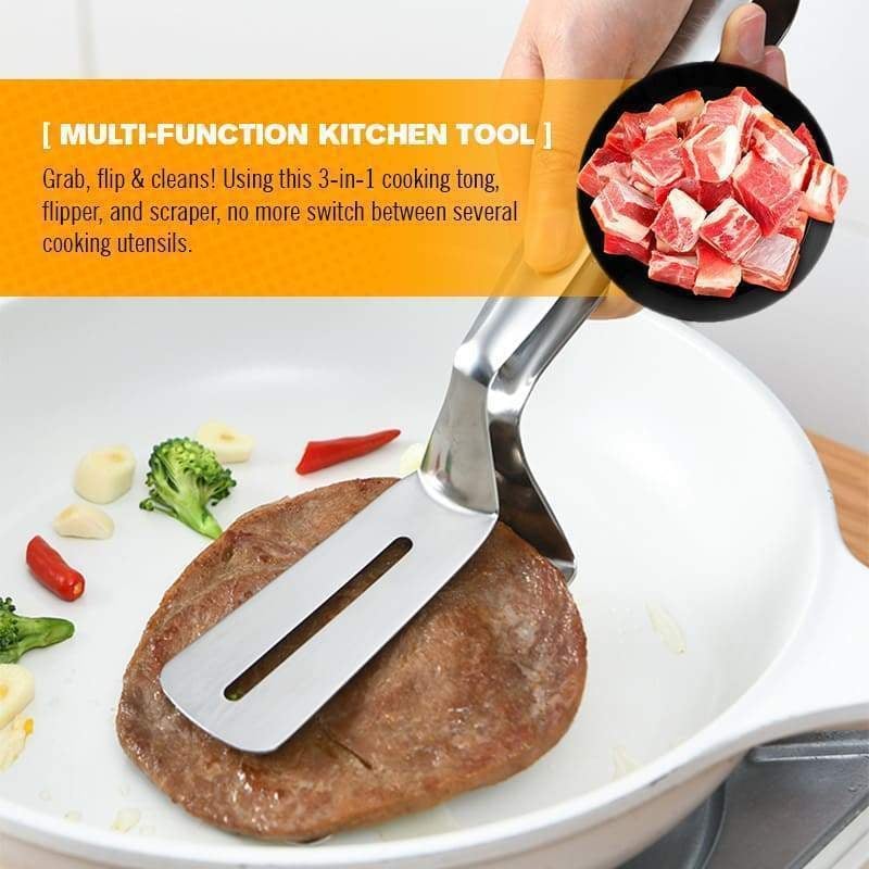 🔥(Early Mother's Day Sale - 50% OFF）3-in-1 Stainless Steel Barbecue and Kitchen Clamp