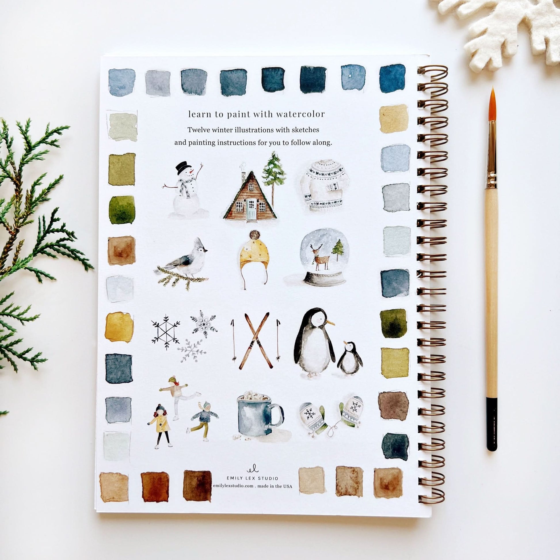 ❄️Winter Watercolor Workbook