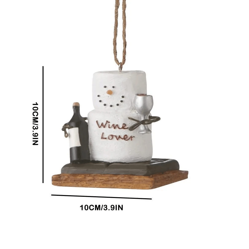 Funny Snowman Christmas Tree Ornament