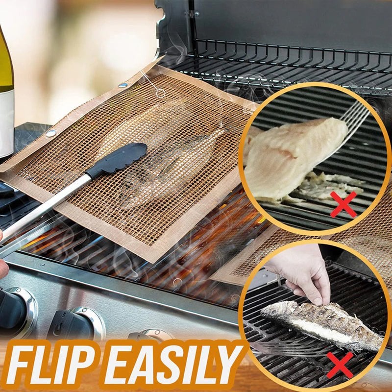 🔥Spring Early Bird Promotion 80% OFF - Reusable Non-Stick BBQ Mesh Grilling Bags