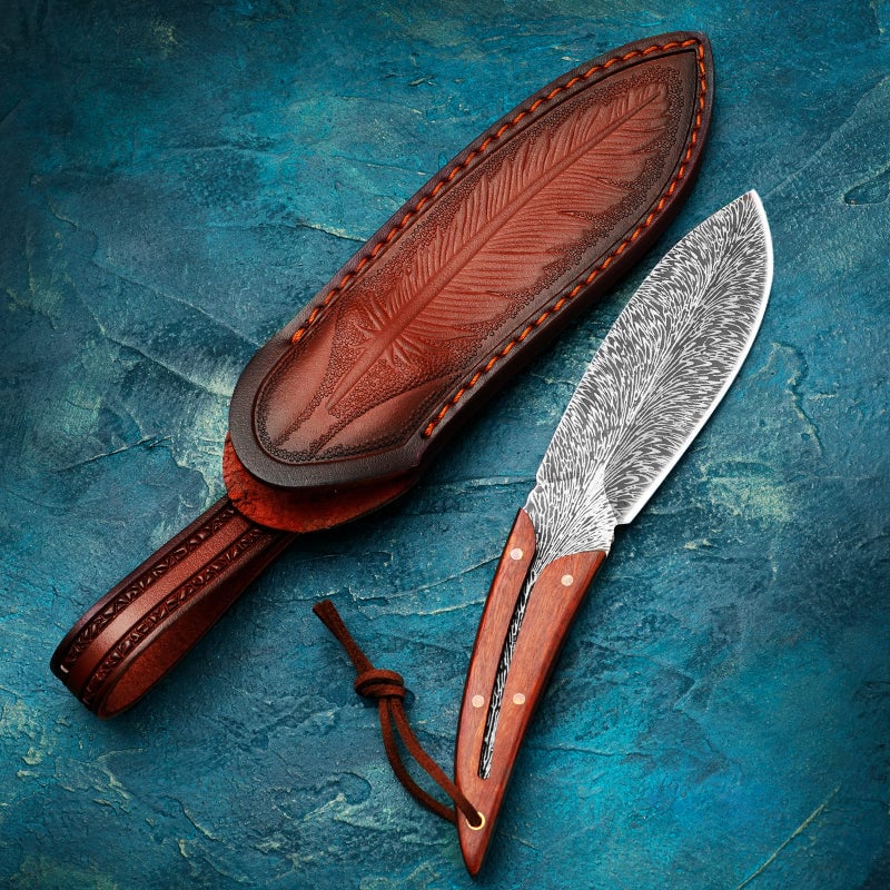 Vintage feather knife