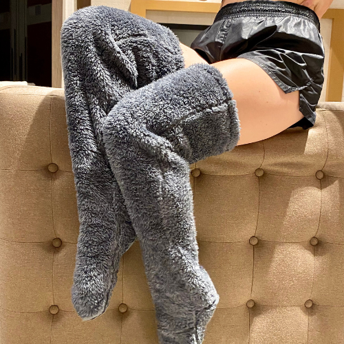 🌲Early Christmas Hot Sale 50% OFF🎁Velvet Legs Sock Slipper