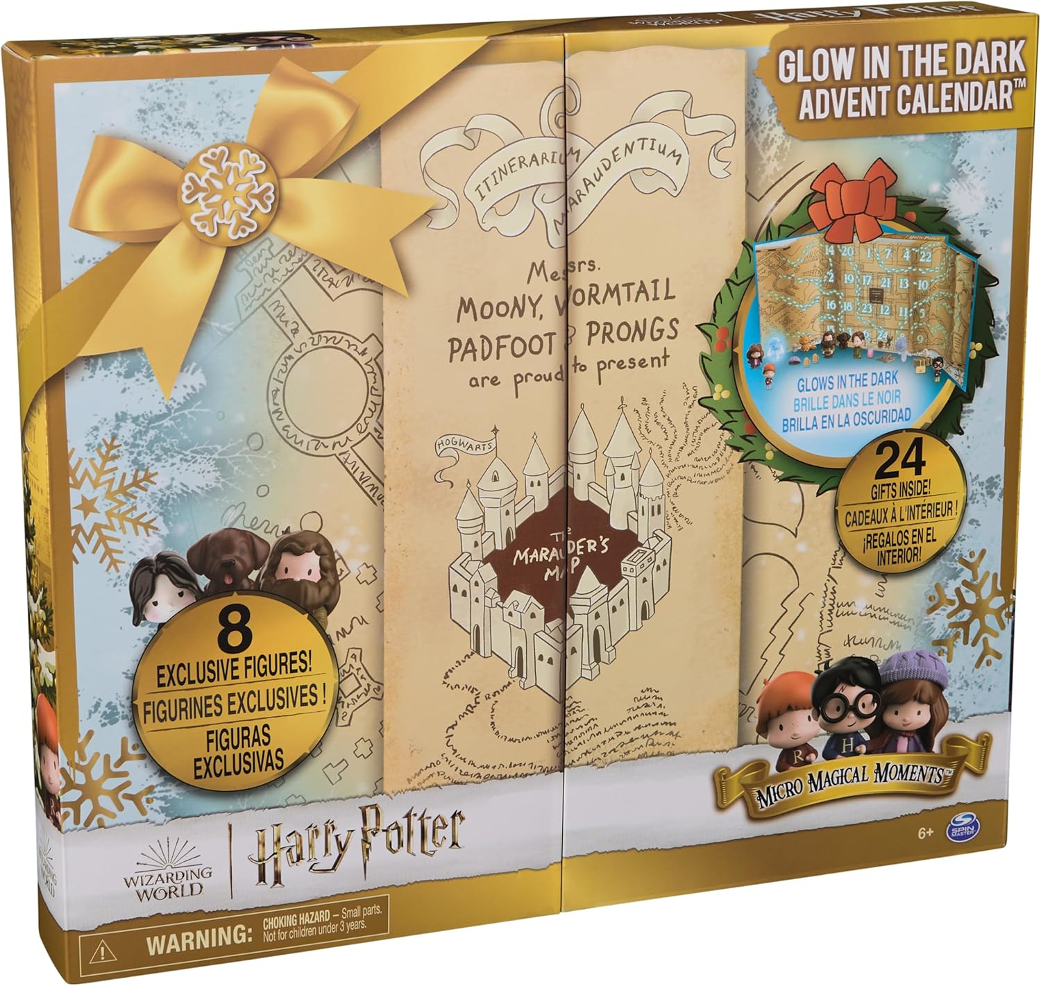 🧙‍♂️Wizarding World Harry Potter, Micro Magical Moments Glow in the Dark Advent Calendar 2024