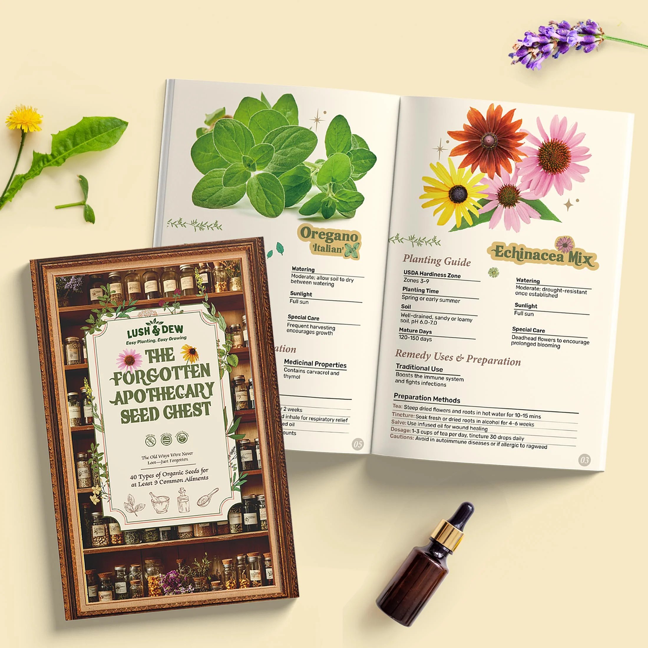 🔥Last Day 57% OFF🔥🍃The Forgotten Apothecary Seed Chest - 40 Varieties of Medicinal Herb Seeds