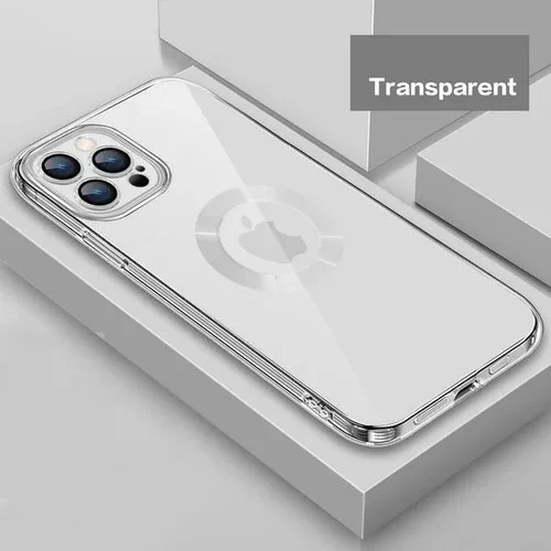 2022 New Version 2.0 Transparent Electroplated iPhone Case With Camera Protector